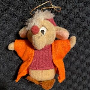 Cinderella Disney Jaq mouse ornament 
McDonald’s happy meal toy